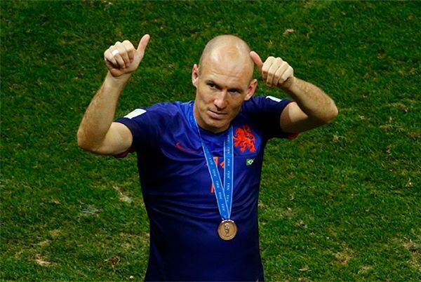 Arjen Robben trong trận đấu