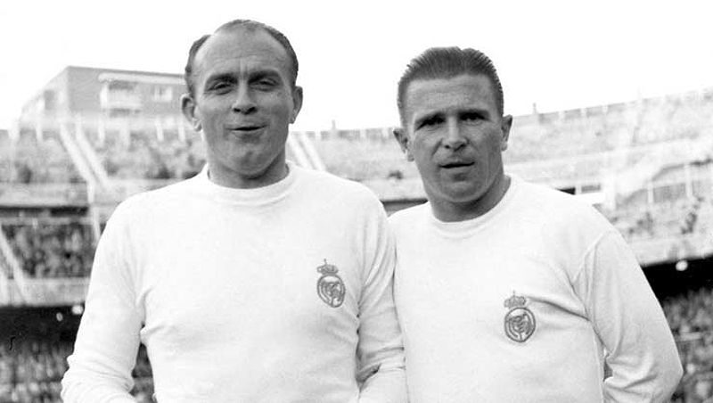 Bộ đôi Di Stefano và Puskas, huyền thoại của Real Madrid