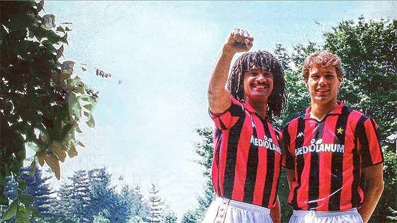 Bộ đôi Gullit và Van Basten, huyền thoại của AC Milan