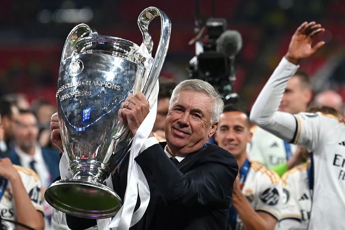 Carlo Ancelotti cùng Real Madrid thiết lập kỷ lục