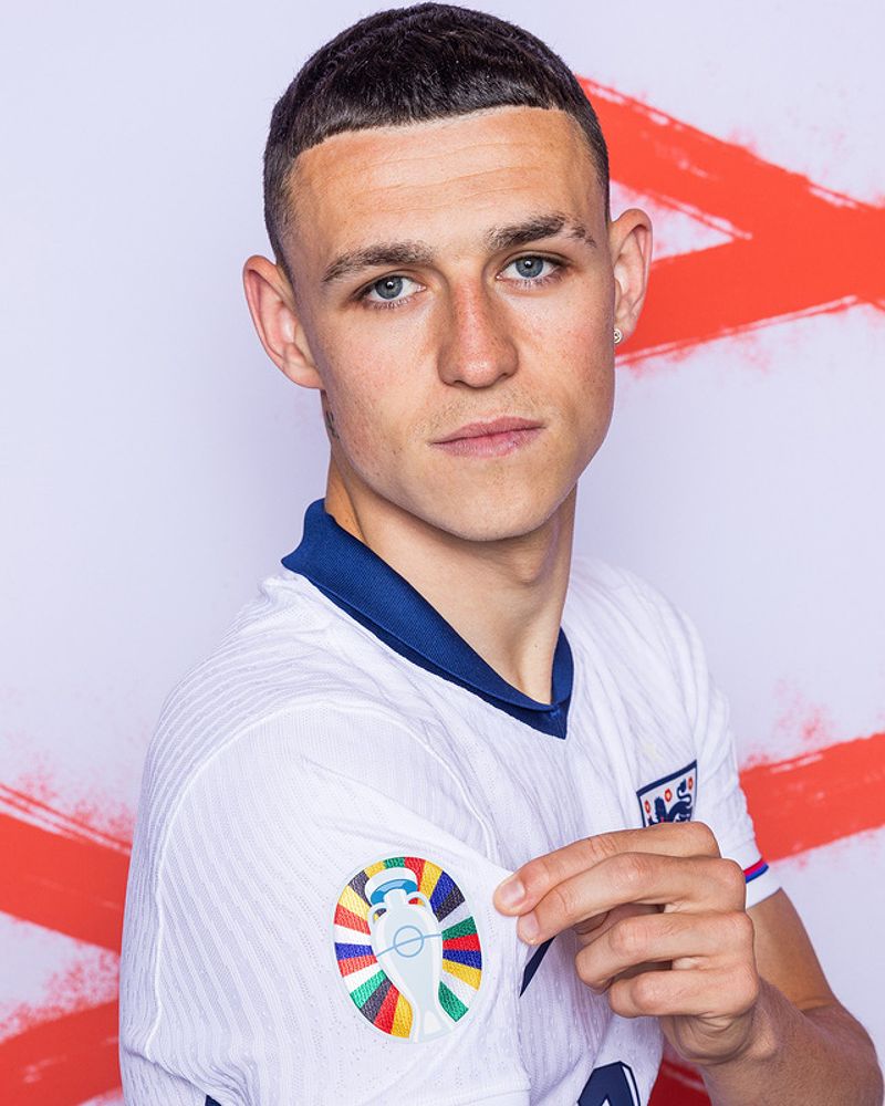 Cầu thủ Phil Foden với kiểu tóc Crop độc đáo tại Euro 2024.