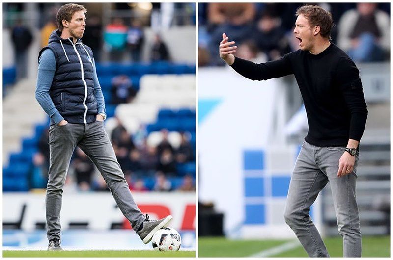 Nagelsmann thể hiện phong cách huấn luyện độc đáo.