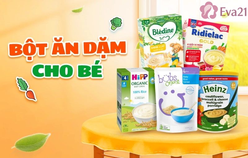 Thông tin tổng quan về bột dặm cho bé