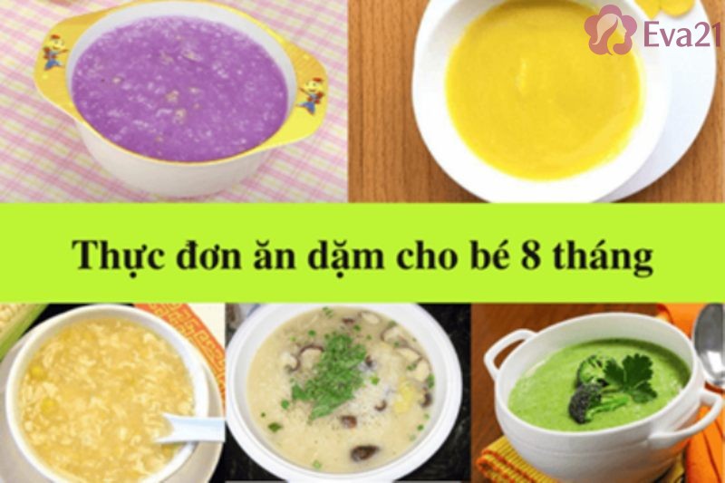 Những công thức nấu ăn cho bé khoảng 6 đến 8 tháng tuổi