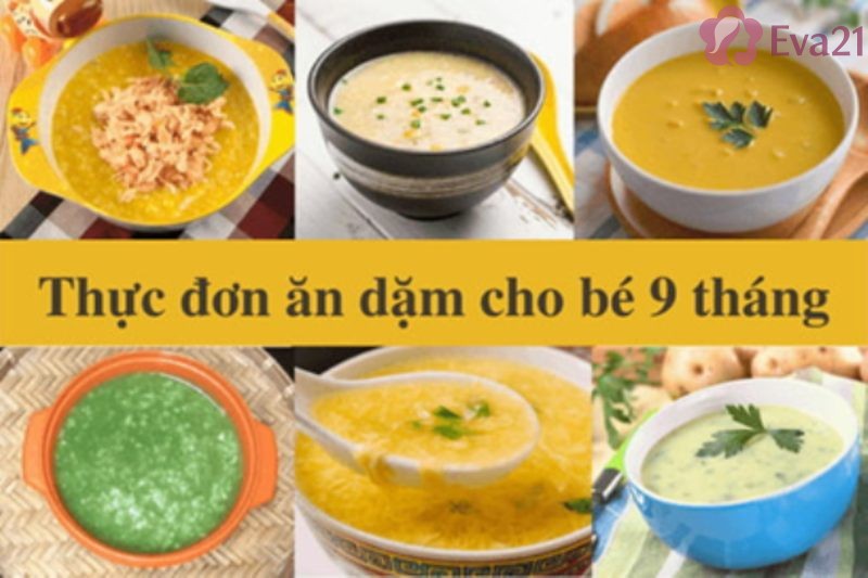 Những công thức nấu ăn cho bé từ 9 đến 11 tháng tuổi