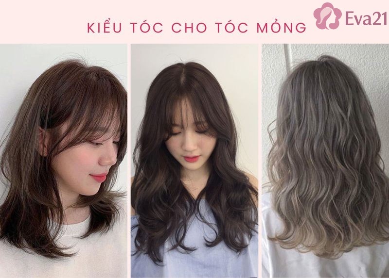 Cách tạo những kiểu tóc dài dành cho người tóc mỏng