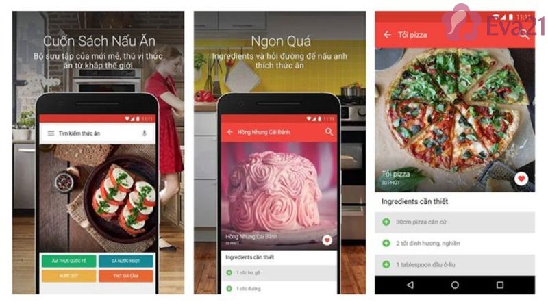Xu hướng phát triển của những app công thức nấu ăn