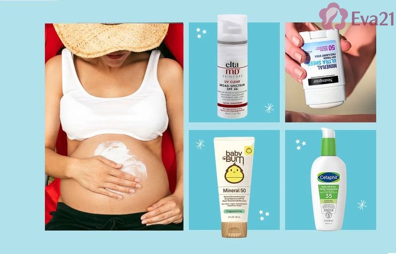 Những vấn đề liên quan đến kem chống nắng cho mẹ bầu